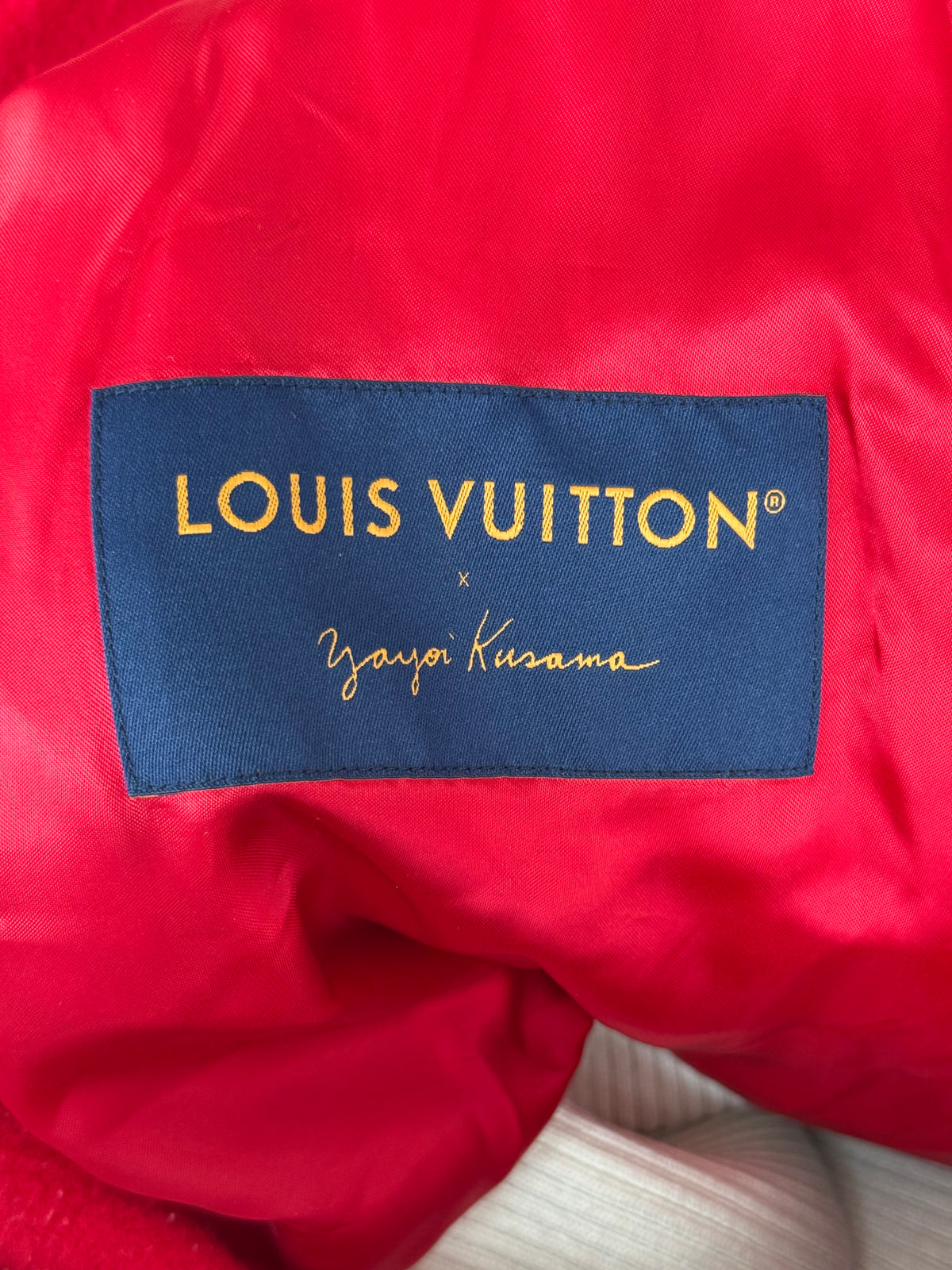 Louis Vuitton Yayoi Kusama Red & White Varsity Jacket