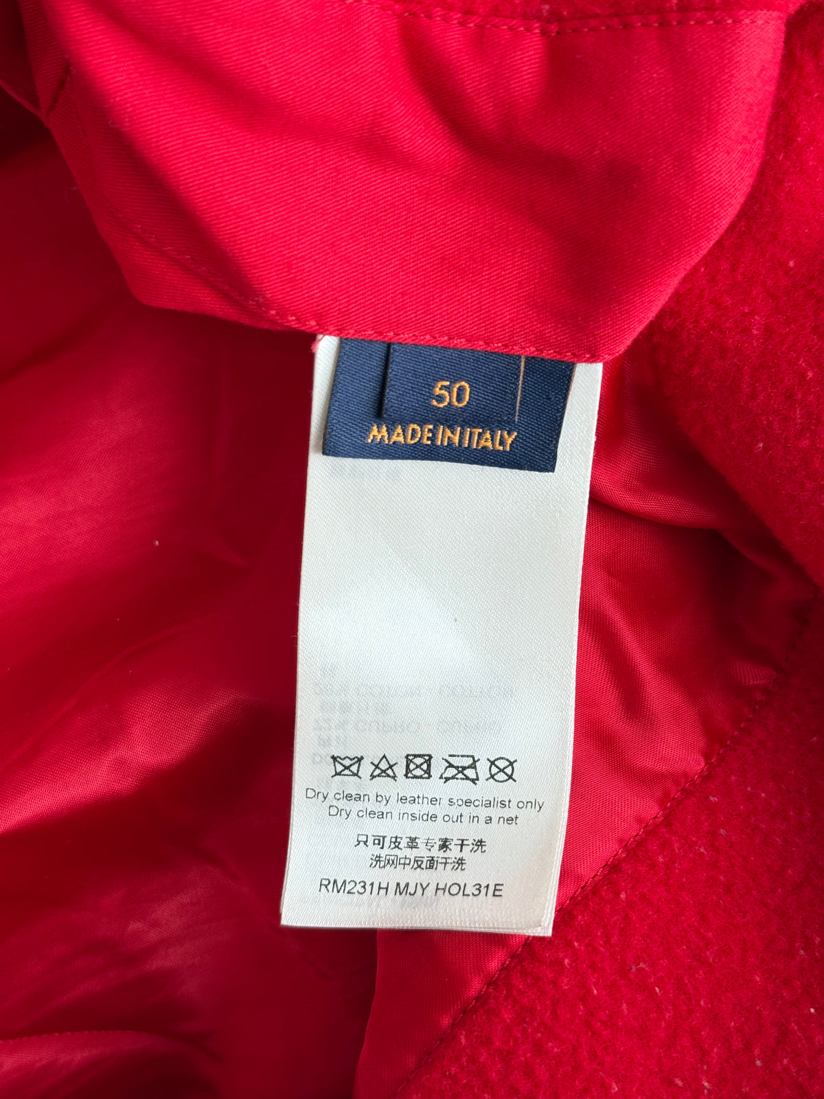 Louis Vuitton Yayoi Kusama Red & White Varsity Jacket