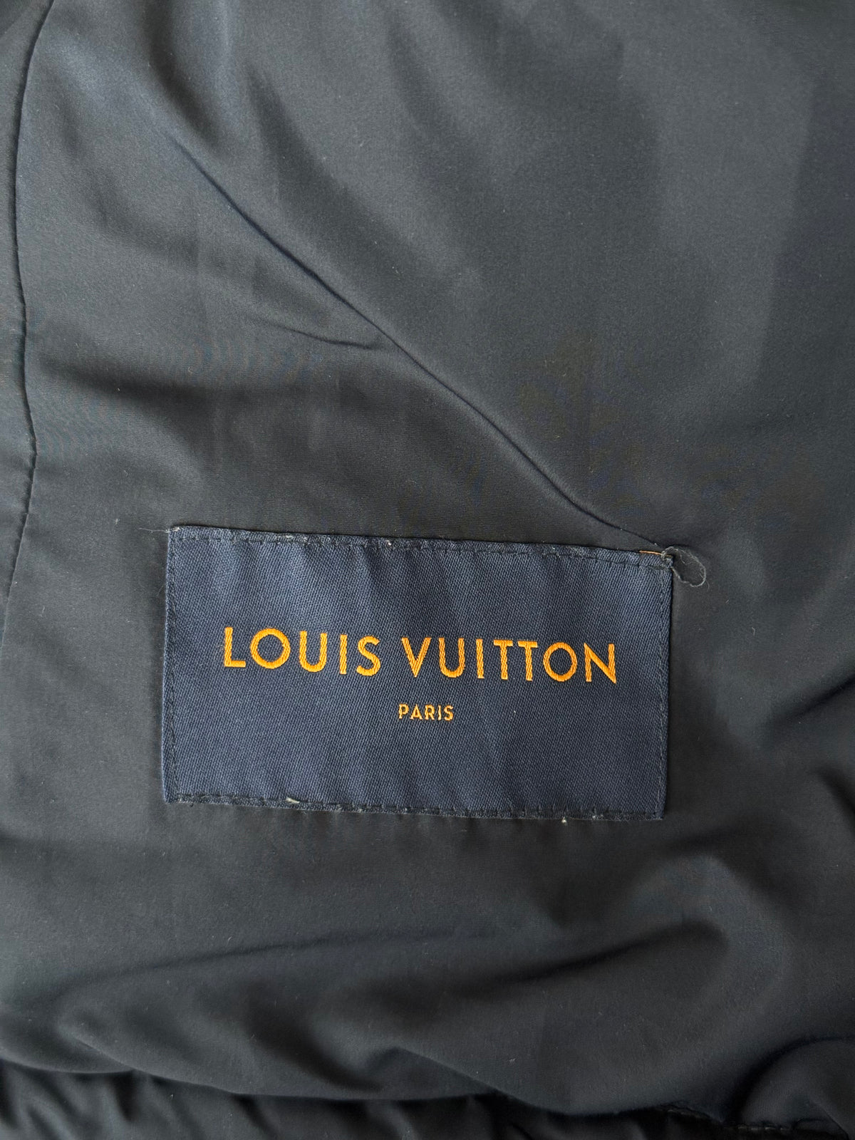 Louis Vuitton Navy Monogram Padded Jacket