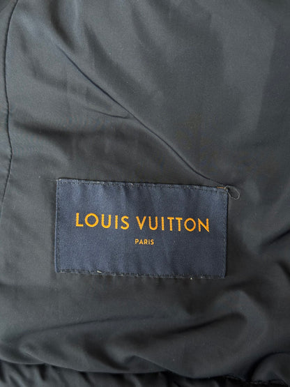 Louis Vuitton Navy Monogram Padded Jacket