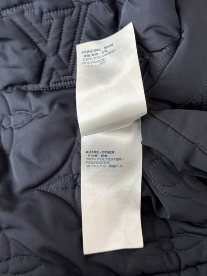 Louis Vuitton Navy Monogram Padded Jacket