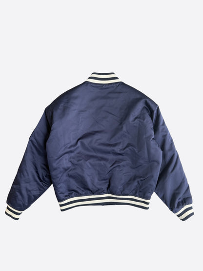Louis Vuitton Navy & White Crystal Lovers Varsity Jacket