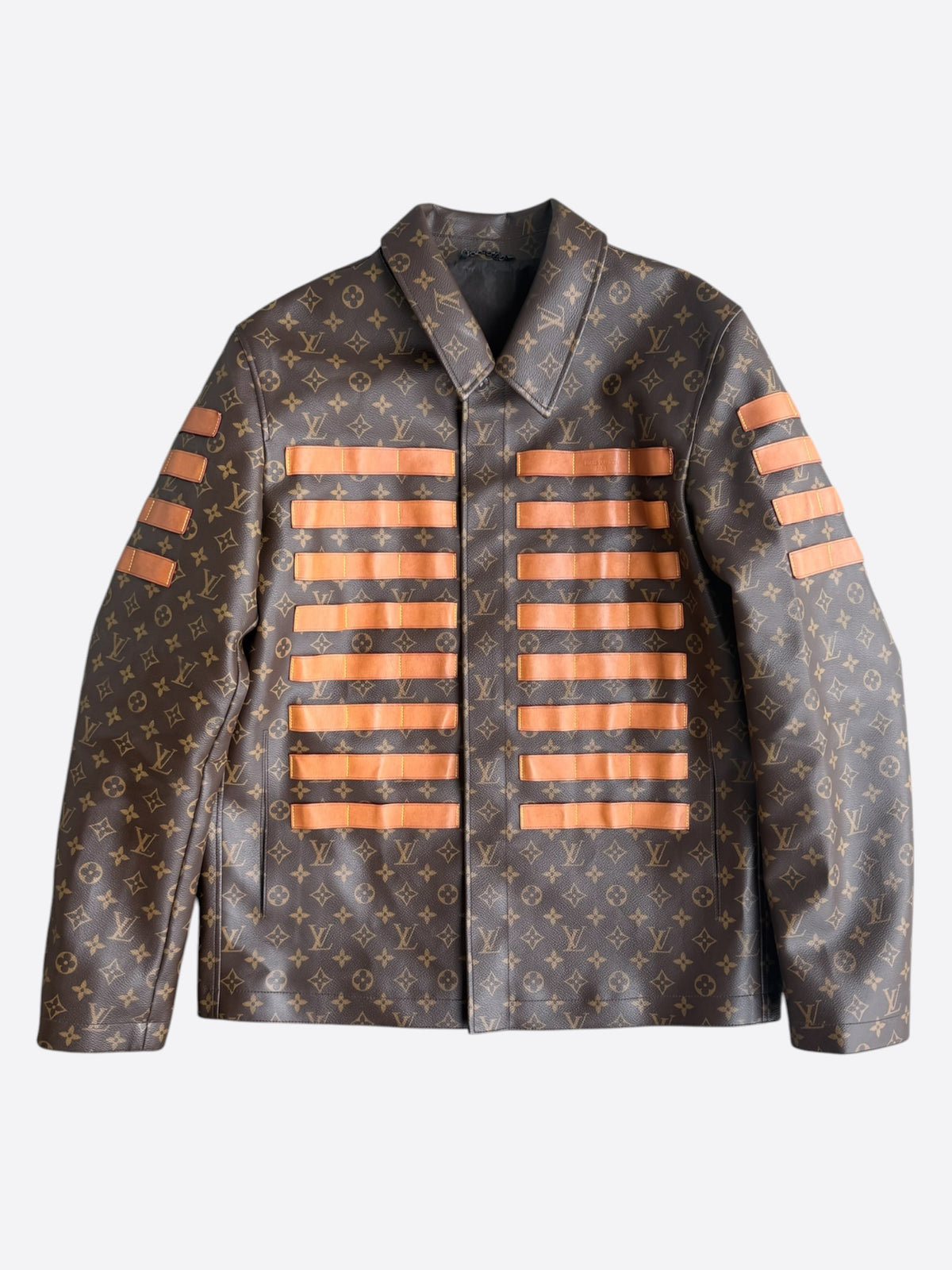 Louis Vuitton Nigo Brown Monogram Military Jacket