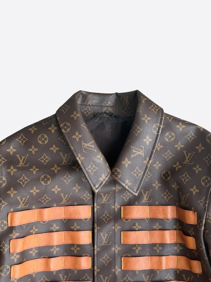Louis Vuitton Nigo Brown Monogram Military Jacket