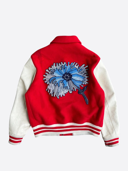 Louis Vuitton Yayoi Kusama Red & White Varsity Jacket