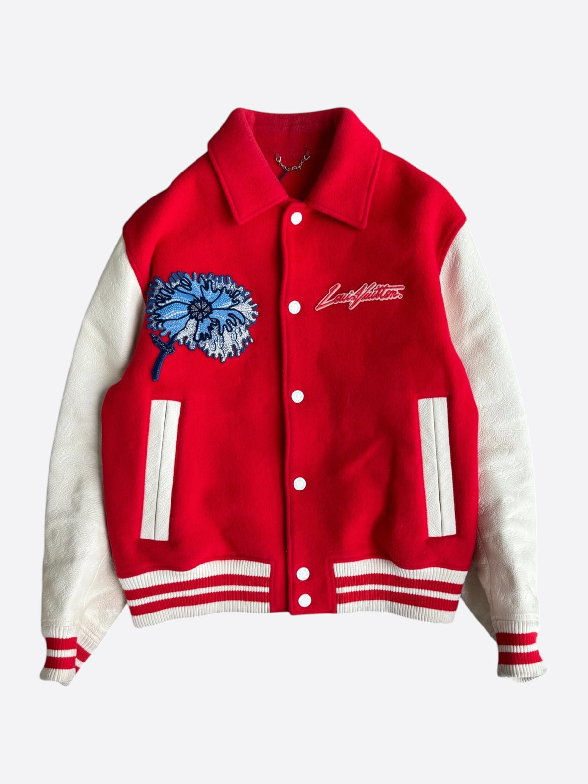 Louis Vuitton Yayoi Kusama Red & White Varsity Jacket