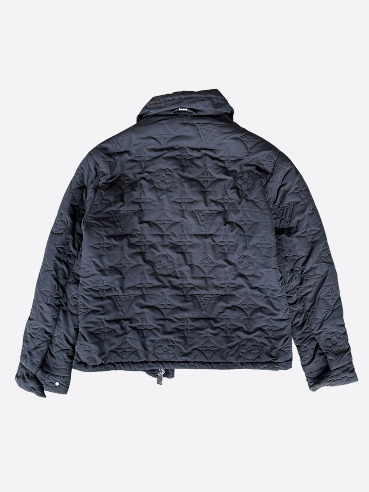 Louis Vuitton Navy Monogram Padded Jacket