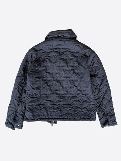 Louis Vuitton Navy Monogram Padded Jacket
