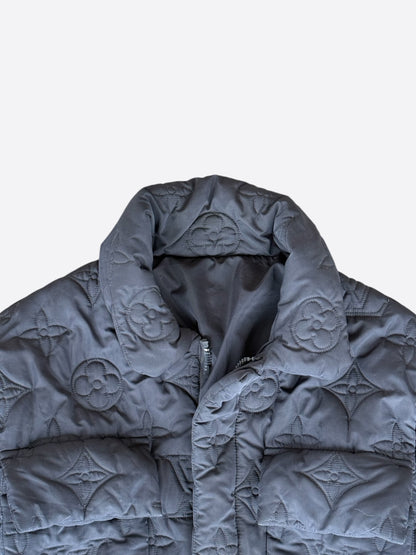 Louis Vuitton Navy Monogram Padded Jacket