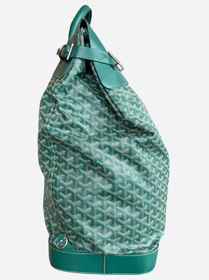 Goyard Green Steamer Backpack