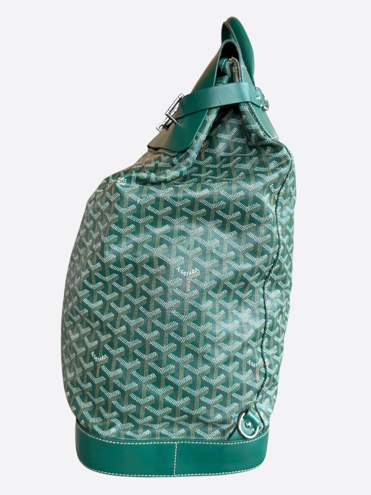 Goyard Green Steamer Backpack