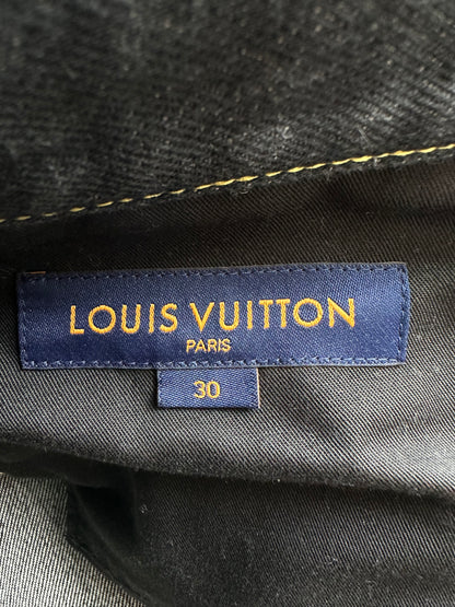 Louis Vuitton Nigo Black & Grey Monogram Crazy Jeans