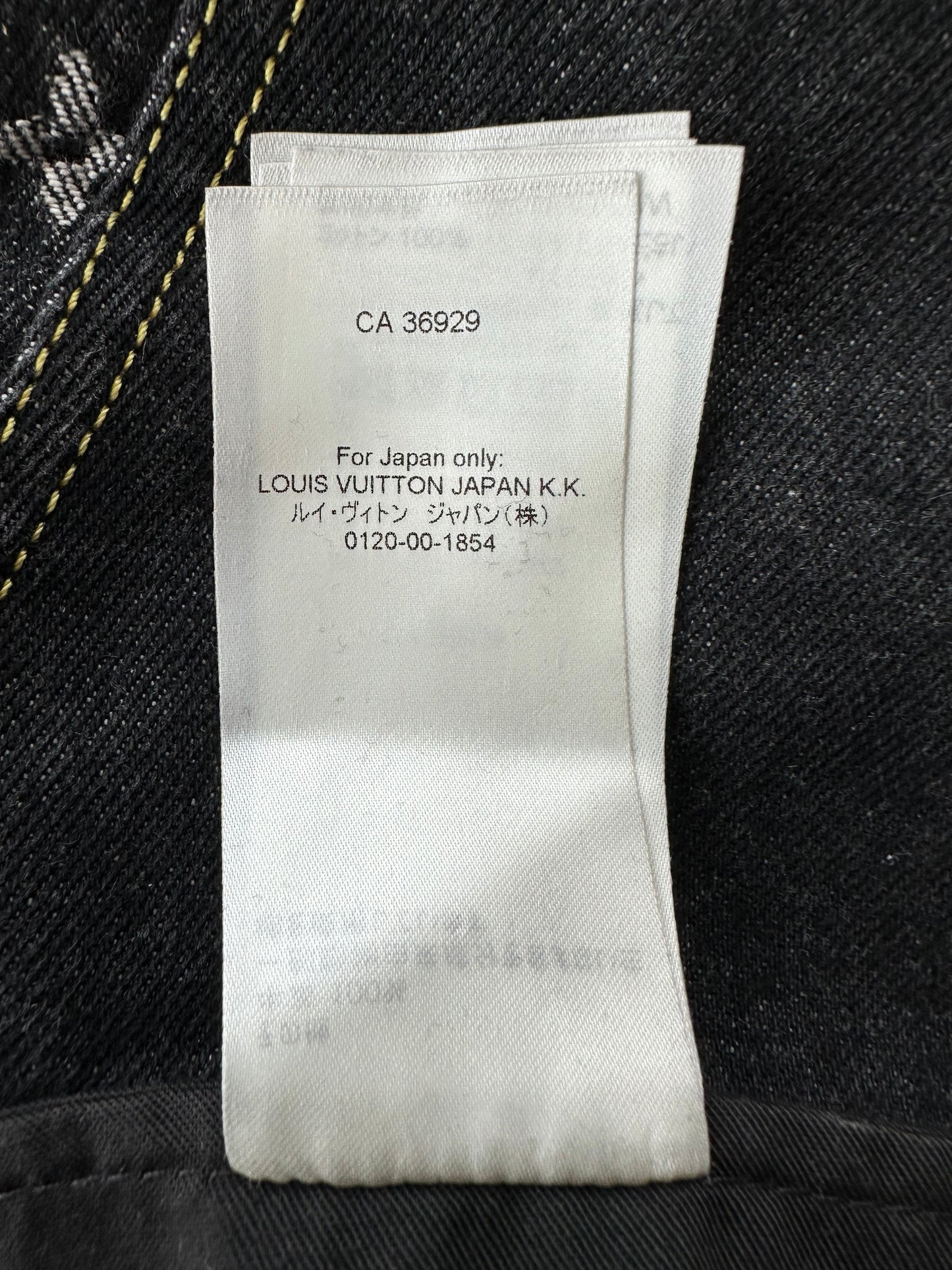 Louis Vuitton Nigo Black & Grey Monogram Crazy Jeans