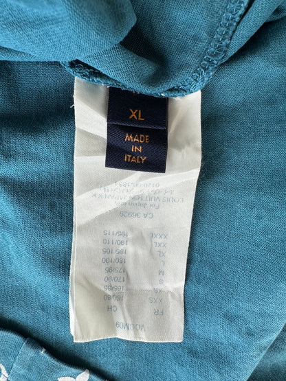 Louis Vuitton Blue & White Gradient Monogram T-Shirt