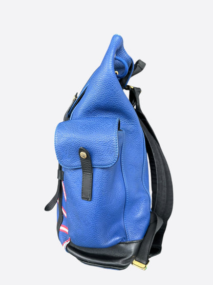 Louis Vuitton NBA Blue Monogram Christopher Backpack