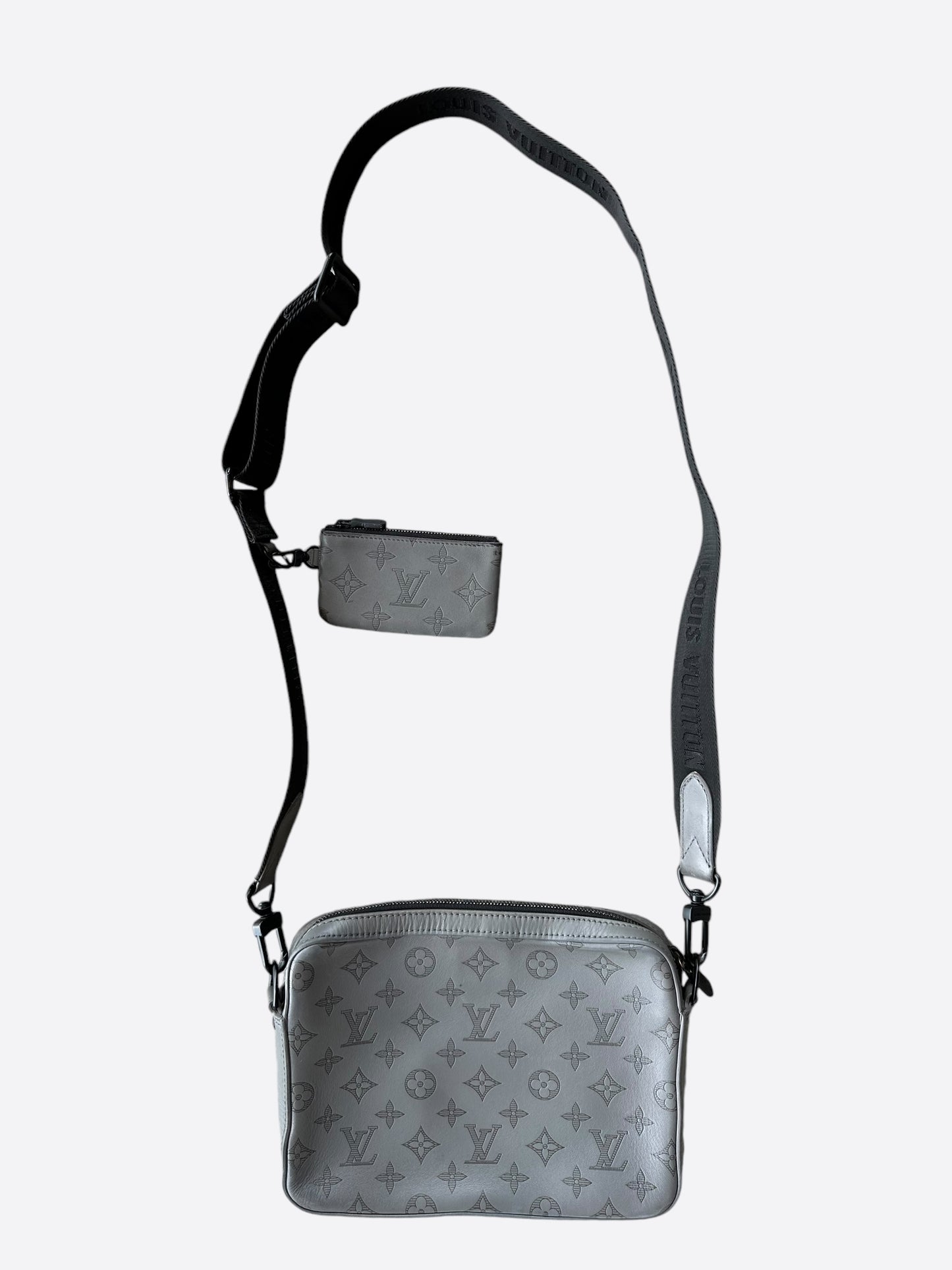 Louis Vuitton Grey Shadow Monogram Duo Messenger