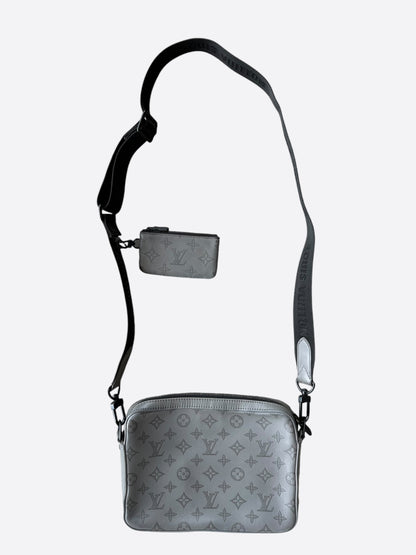 Louis Vuitton Grey Shadow Monogram Duo Messenger