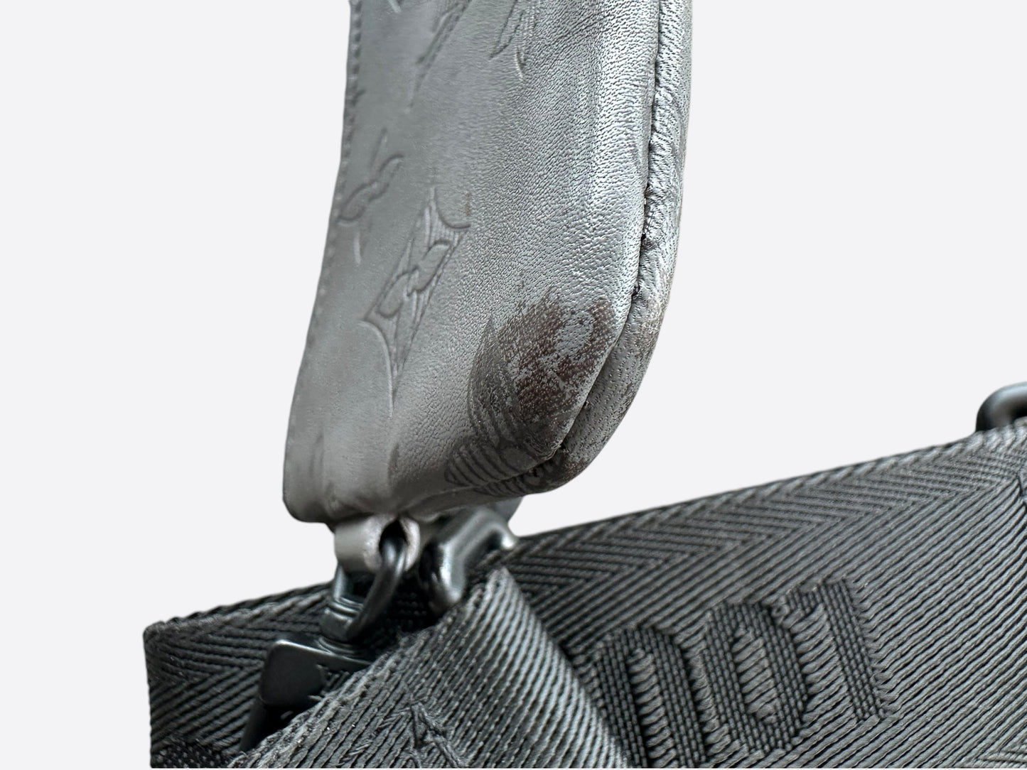Louis Vuitton Grey Shadow Monogram Duo Messenger
