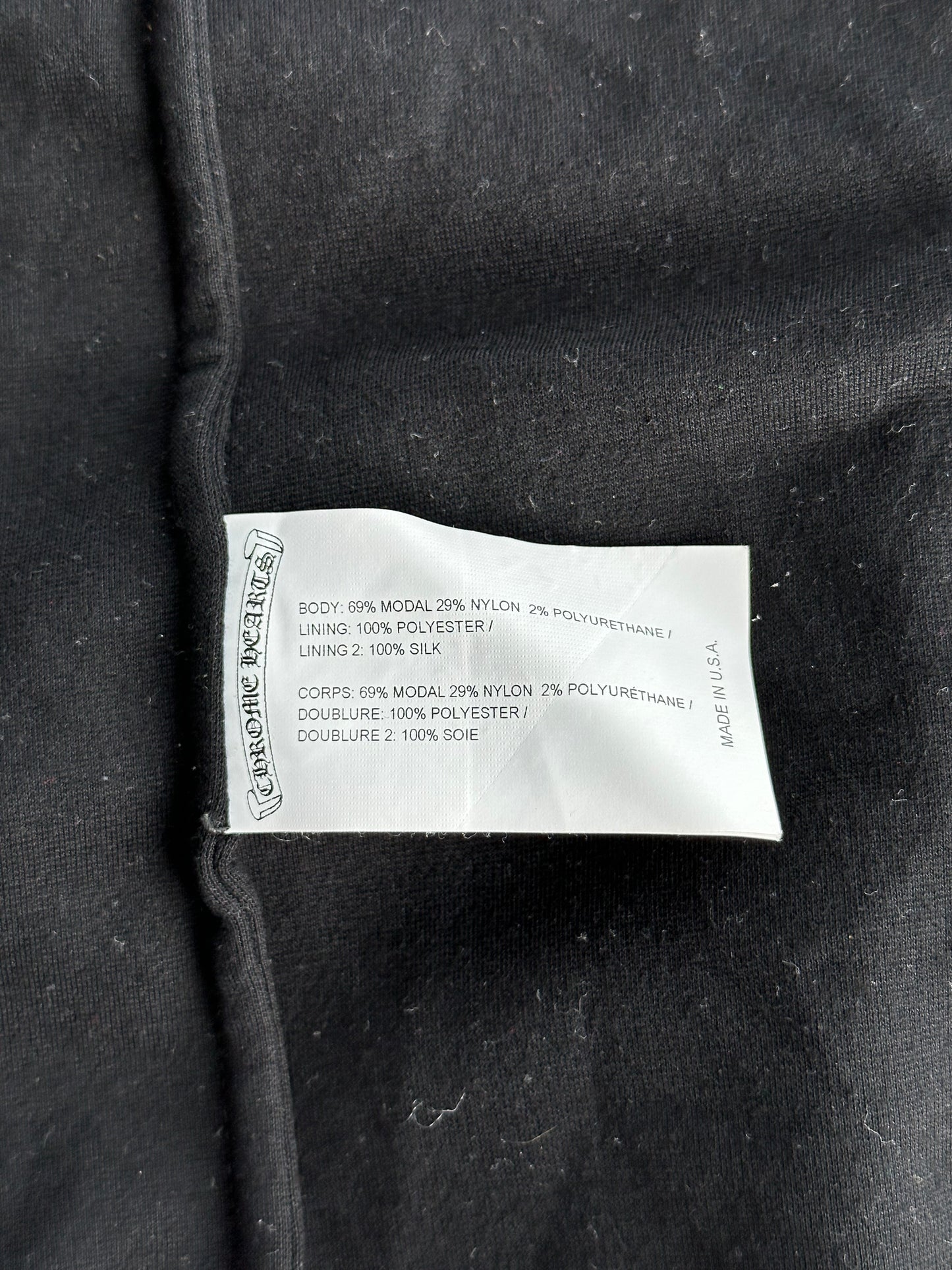 Chrome Hearts Matty Boy Black Chomper Track Jacket