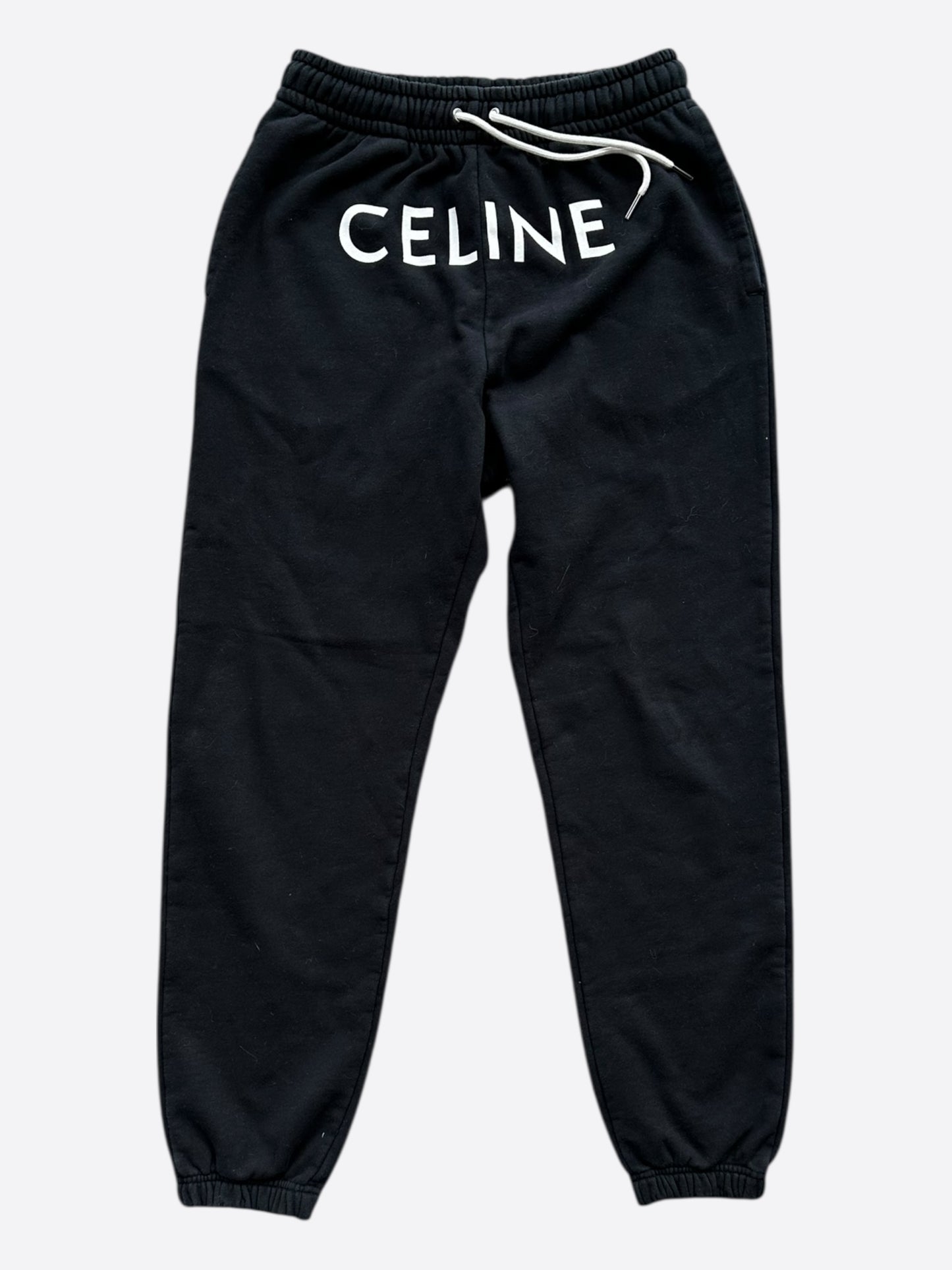Celine Black & White Logo Sweatpants