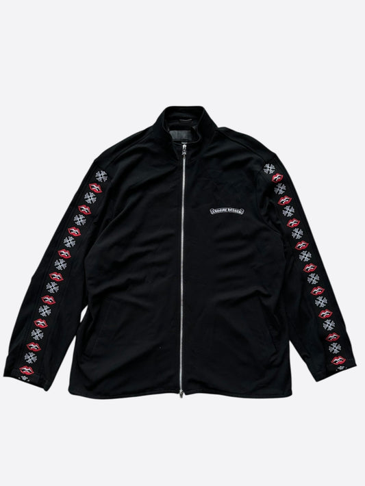 Chrome Hearts Matty Boy Black Chomper Track Jacket