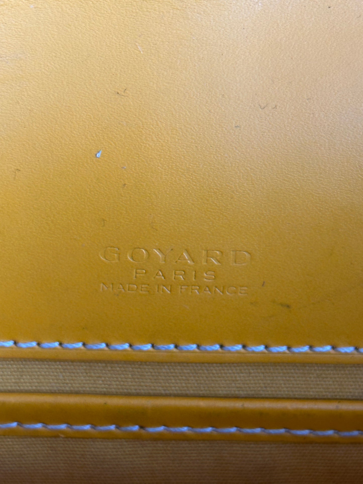 Goyard Yellow Belvedere PM Messenger Bag