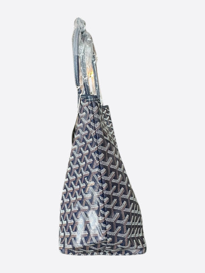 Goyard Navy St. Louis Tote Bag