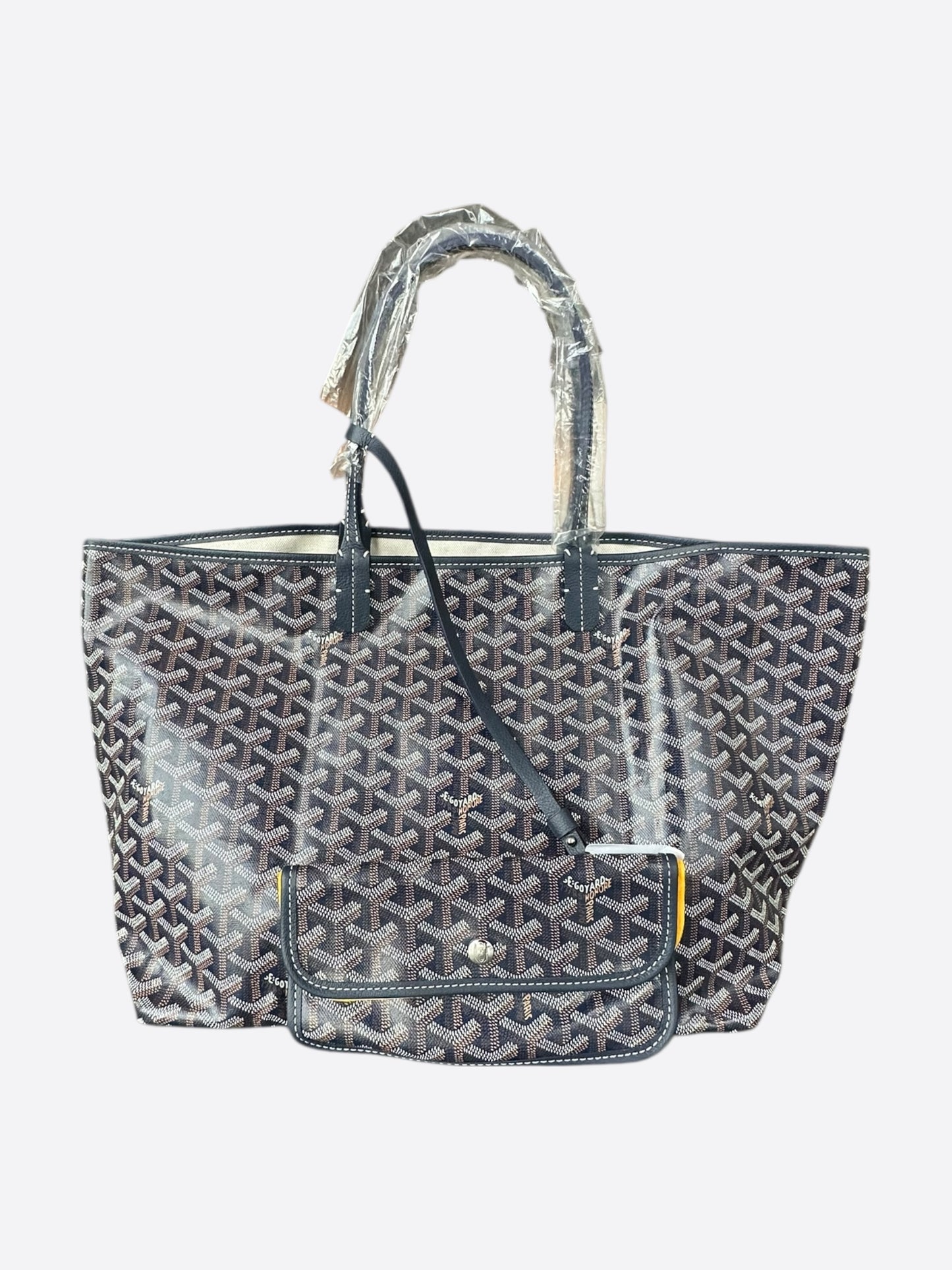 Goyard Navy St. Louis Tote Bag