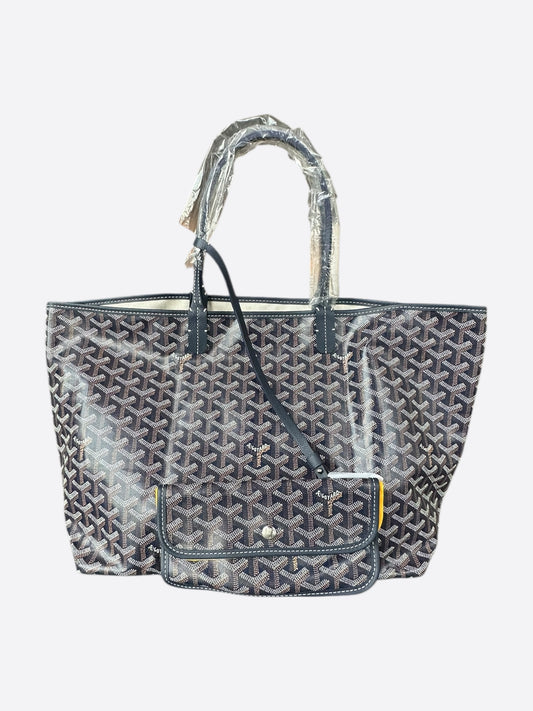 Goyard Navy St. Louis Tote Bag