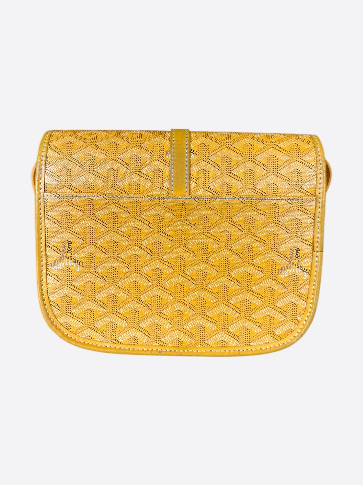 Goyard Yellow Belvedere PM Messenger Bag
