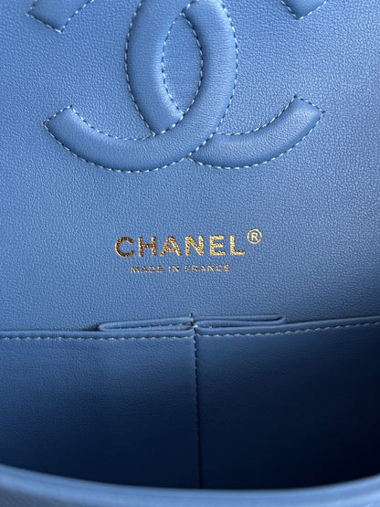 Chanel Blue Caviar Quilted Medium Flap Bag