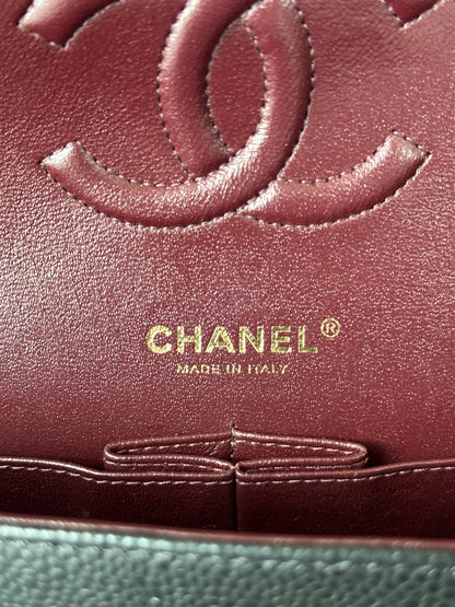 Chanel Black Caviar Quilted Medium Flap Bag