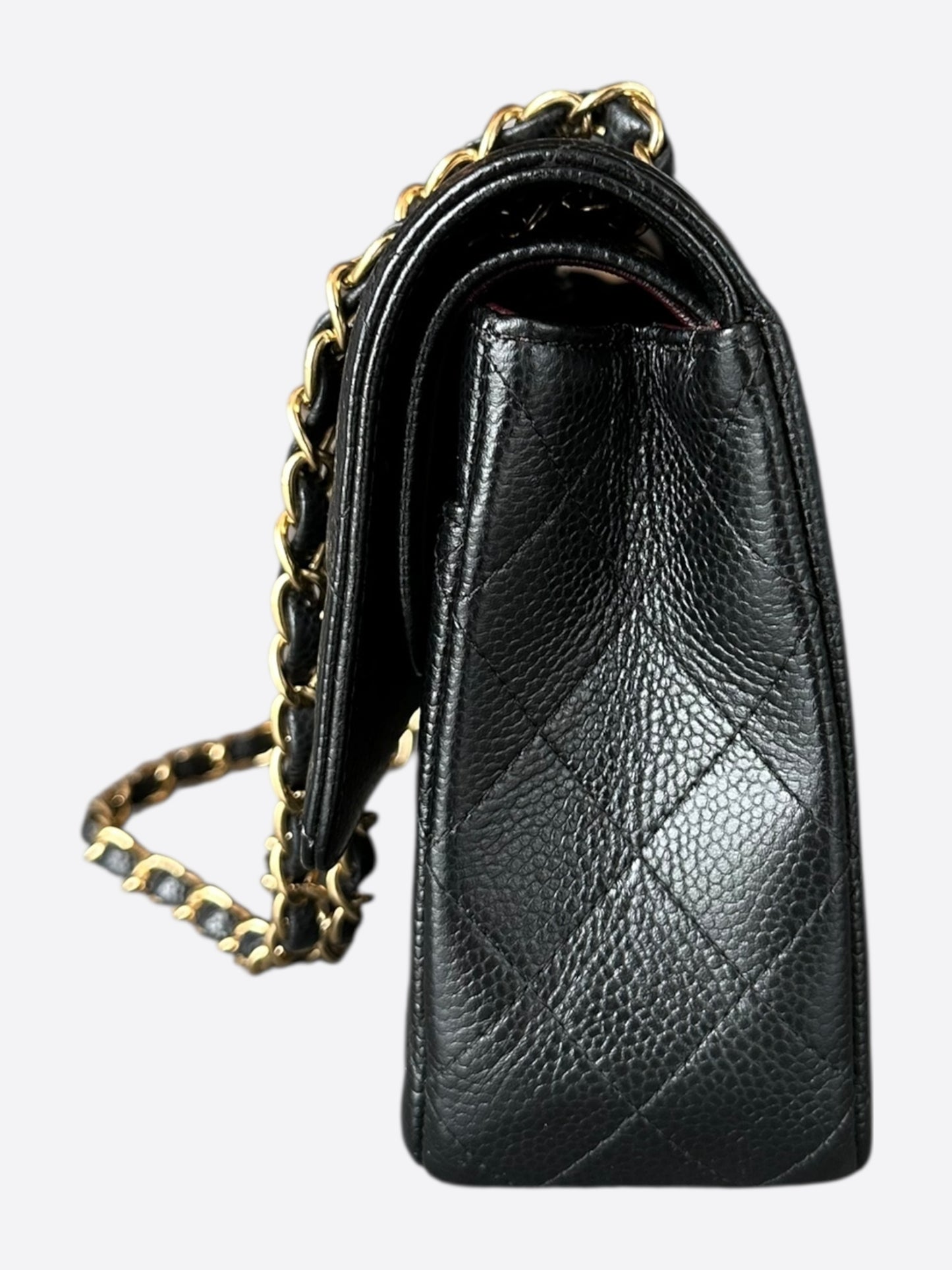Chanel Black Caviar Quilted Medium Flap Bag