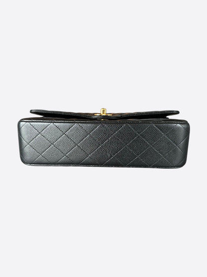 Chanel Black Caviar Quilted Medium Flap Bag