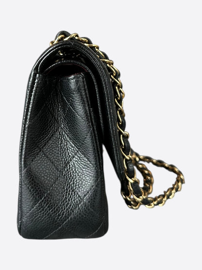 Chanel Black Caviar Quilted Medium Flap Bag