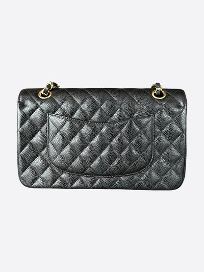 Chanel Black Caviar Quilted Medium Flap Bag