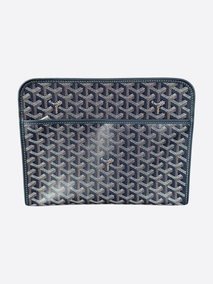 Goyard Navy Jouvence GM Toiletry Bag