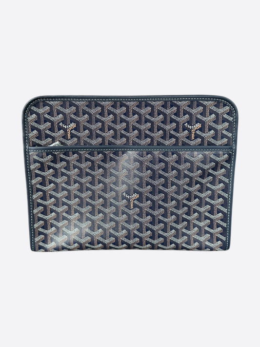 Goyard Navy Jouvence GM Toiletry Bag
