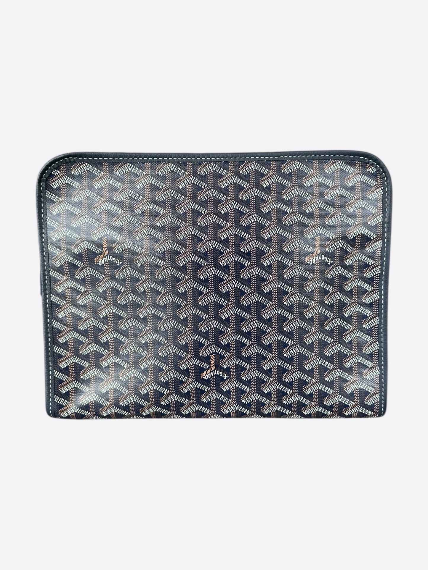 Goyard Navy Jouvence GM Toiletry Bag