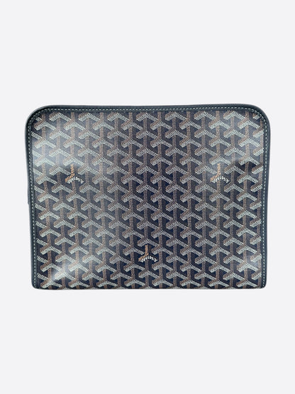 Goyard Navy Jouvence GM Toiletry Bag