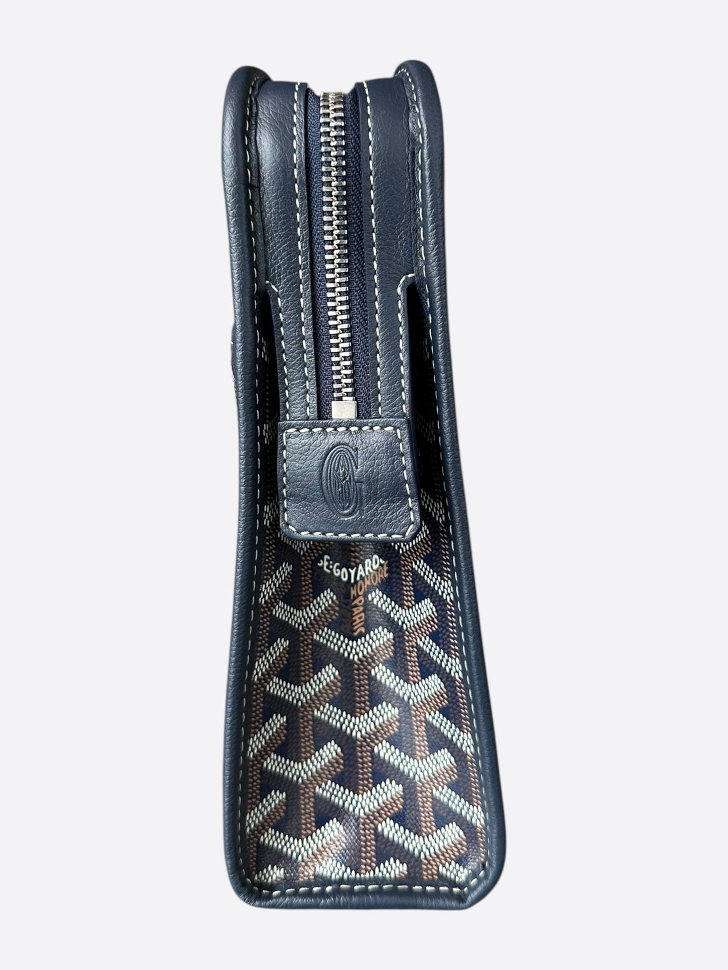 Goyard Navy Jouvence GM Toiletry Bag