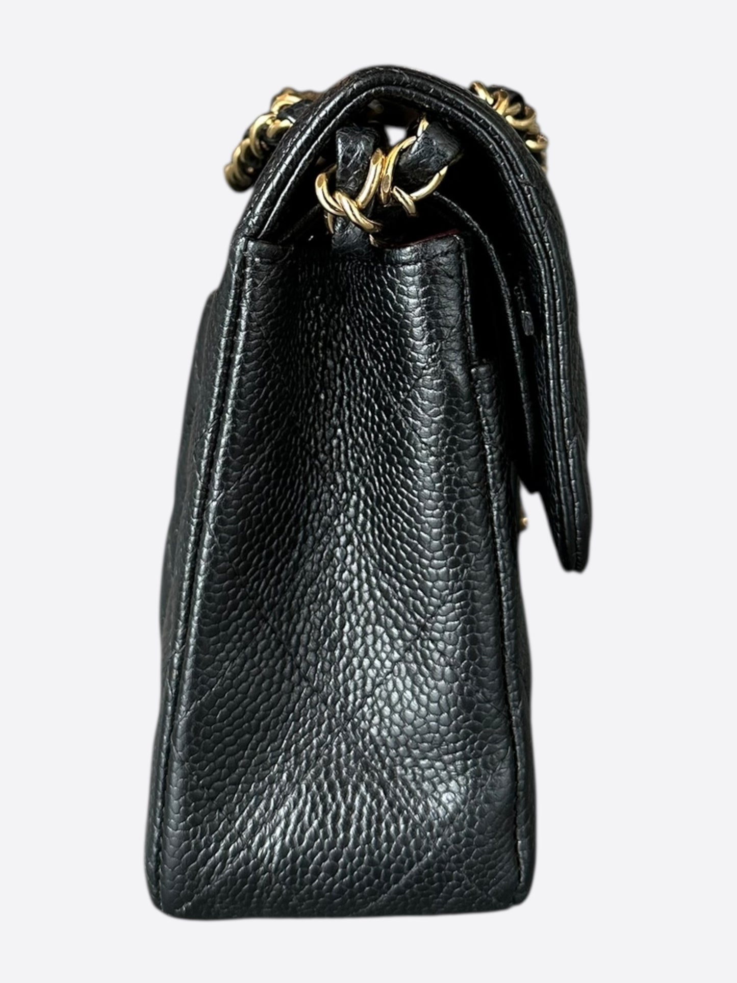 Chanel Black Caviar Quilted Small Flap Bag
