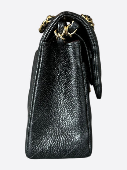 Chanel Black Caviar Quilted Small Flap Bag
