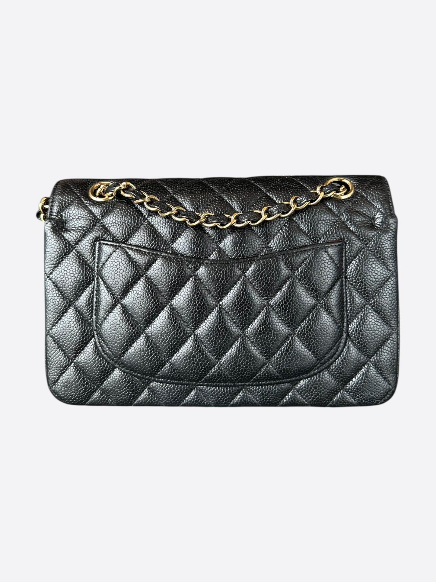 Chanel Black Caviar Quilted Small Flap Bag