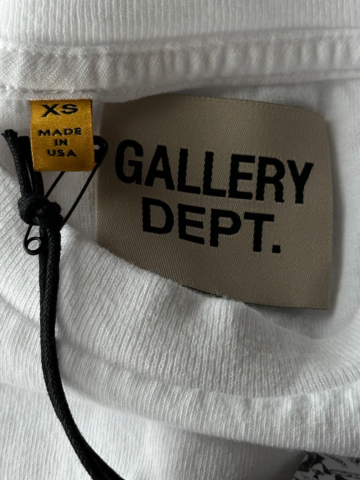 Gallery Dept White & Black Art Dept T-Shirt