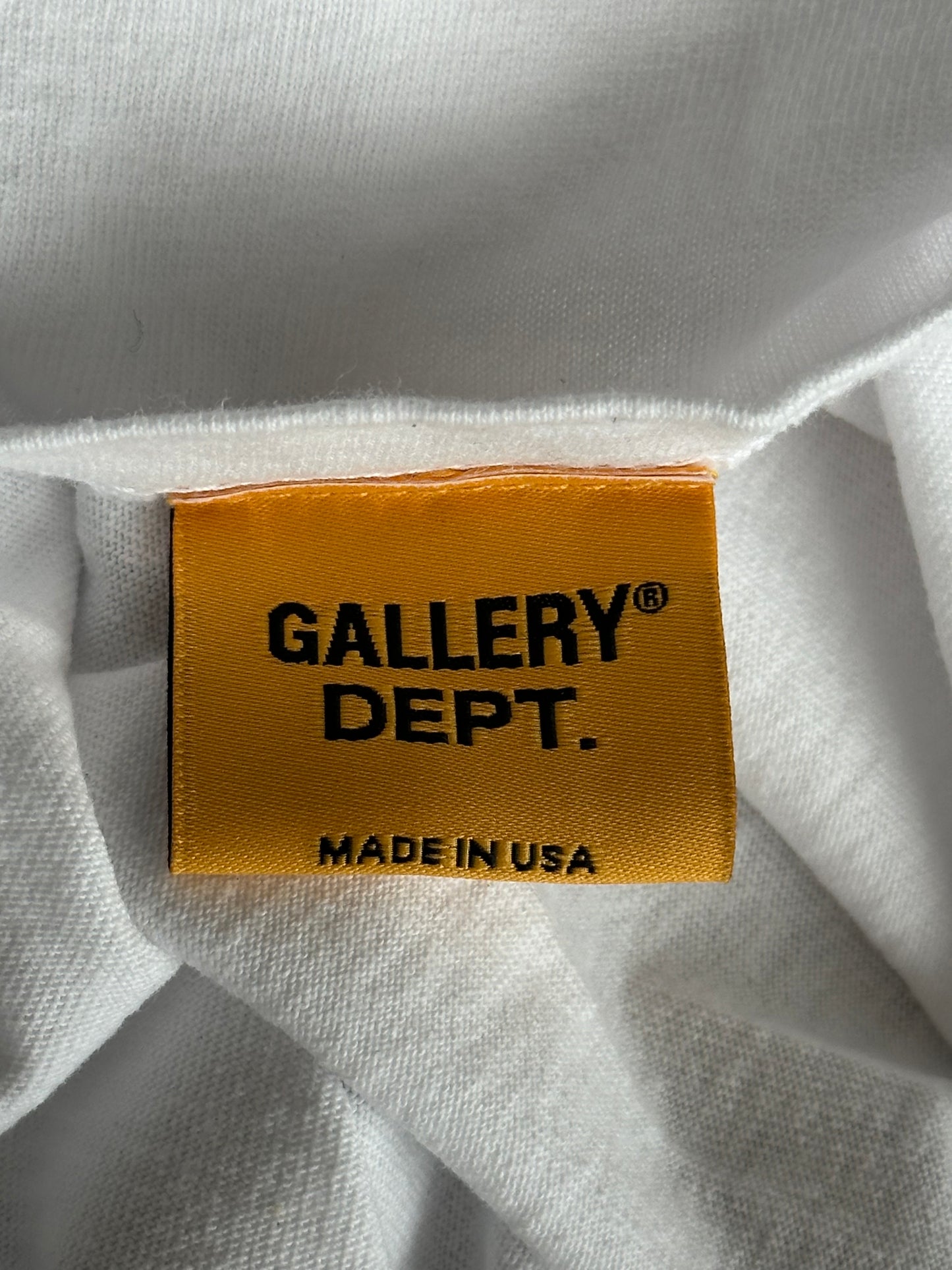 Gallery Dept White & Black Art Dept T-Shirt
