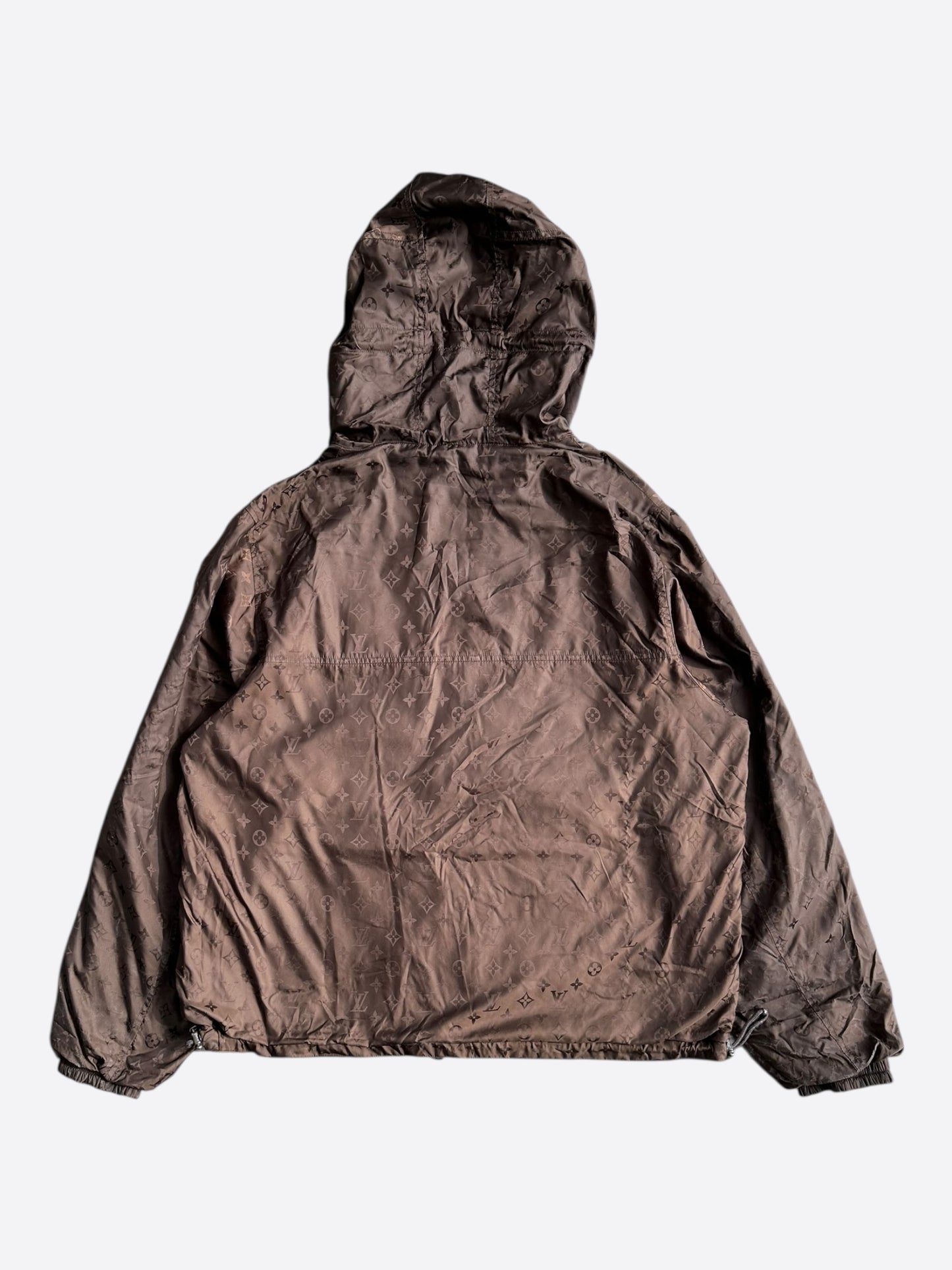 Louis Vuitton Brown Monogram Reversible Windbreaker