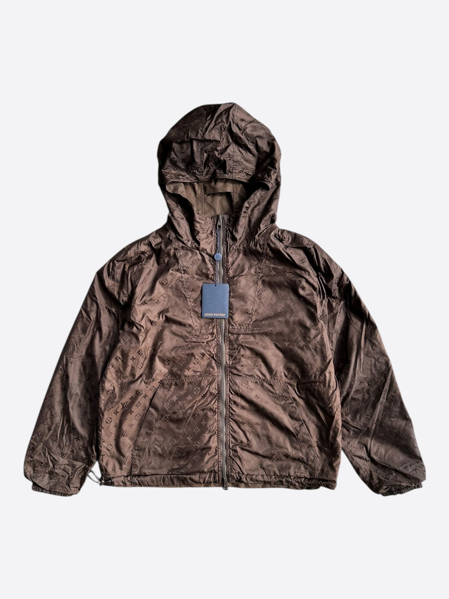 Louis Vuitton Brown Monogram Reversible Windbreaker