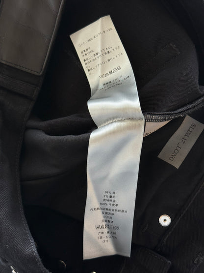 Dior Black Denim Slim Jeans