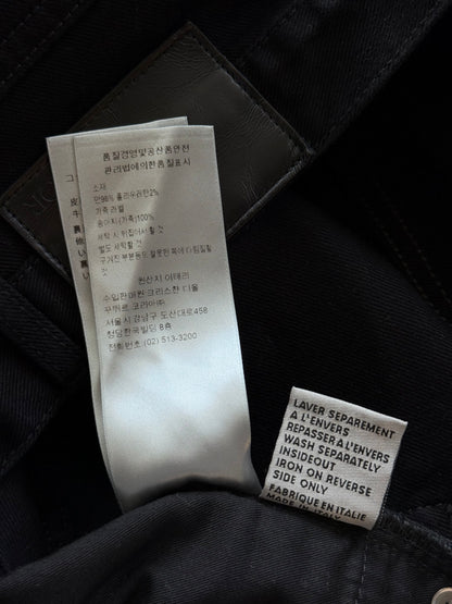 Dior Black Denim Slim Jeans